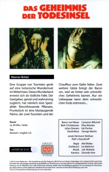 Das Geheimnis der Todesinsel - Ein pflanzlischer Vampir - Grauen ohne Ende - Große Hartbox von Uncut Dealer - Limited Edition
