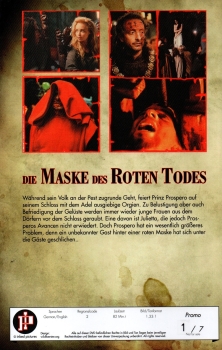 Das Grauen hat einen neuen Namen: Edgar Allan Poe's Die Maske des roten Todes - Große Hartbox von Inked Pictures - Promo Edition - Limited Edition