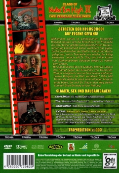 Class of Nuke'Em High III - Zwei verstrahlte Halunken - Betreten der Highschool auf eigene Gefahr! - Kleine Hartbox von '84 Entertainment - 2-Disc Tromedition - (Tromedition #003) - Cover A