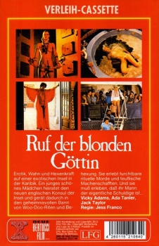 Ruf der blonden Göttin - Große Hartbox von X-Rated / Neue Bertucci Film - (Jess Franco Collection 2013 #6) - (X-Rated #302) - Cover A