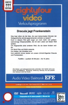 Dracula jagt Frankenstein - Große Hartbox von '84 Entertainment - (LE111)