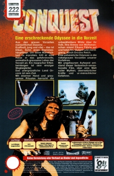 Conquest - Eine erschreckende Odyssee in die Vorzeit - Große Hartbox von '84 Entertainment - 3-Disc Limited Edition - Cover A