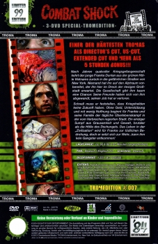 Combat Shock - Große Hartbox von '84 Entertainment - 3-DVD Special-Tromedition - (Tromedition #007) - Cover B