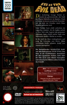 Eye of the Evil Dead - It's looking at you... ...from Hell! - Große Hartbox von '84 Entertainment - Cover A