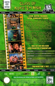 Class of Nuke 'Em High - Große Hartbox von '84 Entertainment - Limited Edition - (Tromedition #001) - Cover D