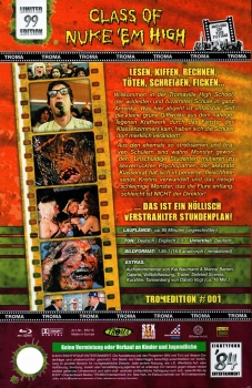 Class of Nuke 'Em High - Große Hartbox von '84 Entertainment - Limited Edition - (Tromedition #001) - Cover E