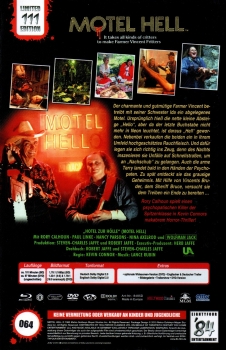 Motel Hell - It takes all kinds of critters - to make Farmer Vincent Fritters - Große Hartbox von '84 Entertainment - 2-Disc Limited Collector's Edition - Cover D