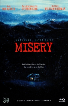 Misery - Paul Sheldons Leben ist das Schreiben. Nun schreibt er, um zu überleben. - Große Hartbox von '84 Entertainment - 2-Disc Limited Collector's Edition - (LE111) - Cover B