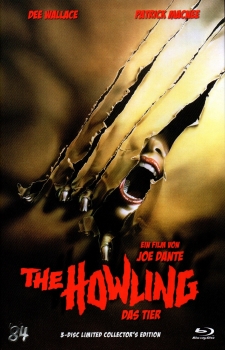 The Howling - Das Tier - Große Hartbox von '84 Entertainment - 3-Disc Limited Collector's Edition - (LE99) - Cover A