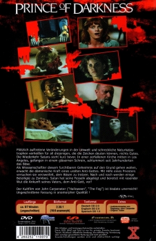 John Carpenter's Fürsten der Dunkelheit - Before man walked the earth... It slept for centuries. It is evil. It is real. It is awaking - Große Hartbox von X-Rated / RRDH / Videopool - (X-Rated #254) - (RRDH #003) - (Videopool-Edition Cover 1)