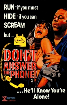 RUN - if you must. HIDE if you can. SCREAM. but... - Don't answer the Phone! - .... He'll Know You're Alone! - Große Hartbox von X-Rated / Cineworld Bochum - (X-Rated #2-44)