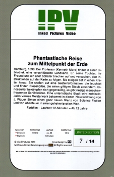 Phantastische Reise zum Mittelpunkt der Erde - Die neue Jules Verne Verfilmung - Große Hartbox von Inked Pictures - Limited Edition - Cover E