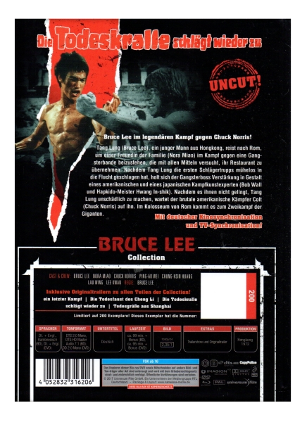 Bruce Lee - Die Todeskralle schlägt wieder zu - Mediabook - Cover B - Blu-ray & DVD - Neu & OVP