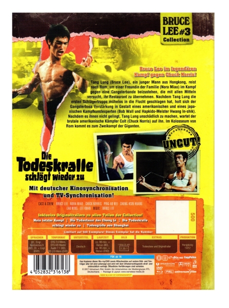 Bruce Lee - Die Todeskralle schlägt wieder zu - Mediabook - Cover A - Blu-ray & DVD - Neu & OVP