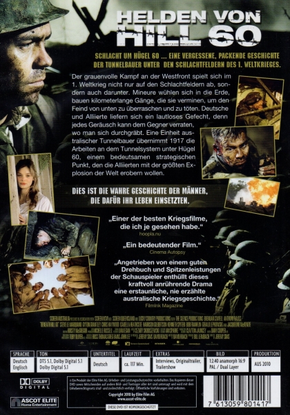 Helden von Hill 60 - Nach Gallipoli galt es noch einen Krieg zu gewinnen. - (Vermietrecht) - Einzel-DVD - Neu & OVP