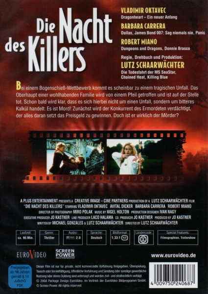 Die Nacht des Killers - Ein tödlich-erotisches Spiel ums überleben. - (Vermietrecht) - Einzel-DVD - Neu & OVP