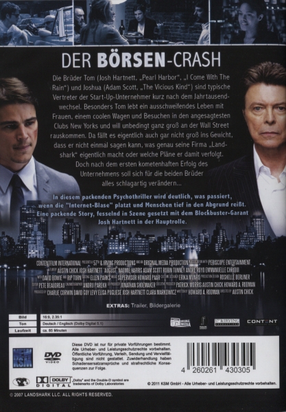 Der Börsen-Crash - (Vermietrecht) - Einzel-DVD - Neu & OVP
