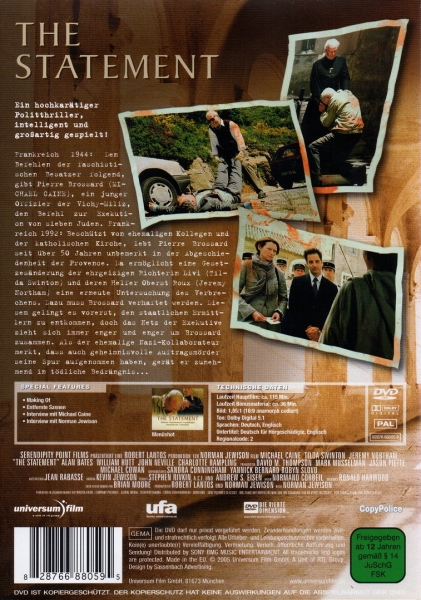 The Statement - Manche Verbrechen dürfen nicht vergessen werden.